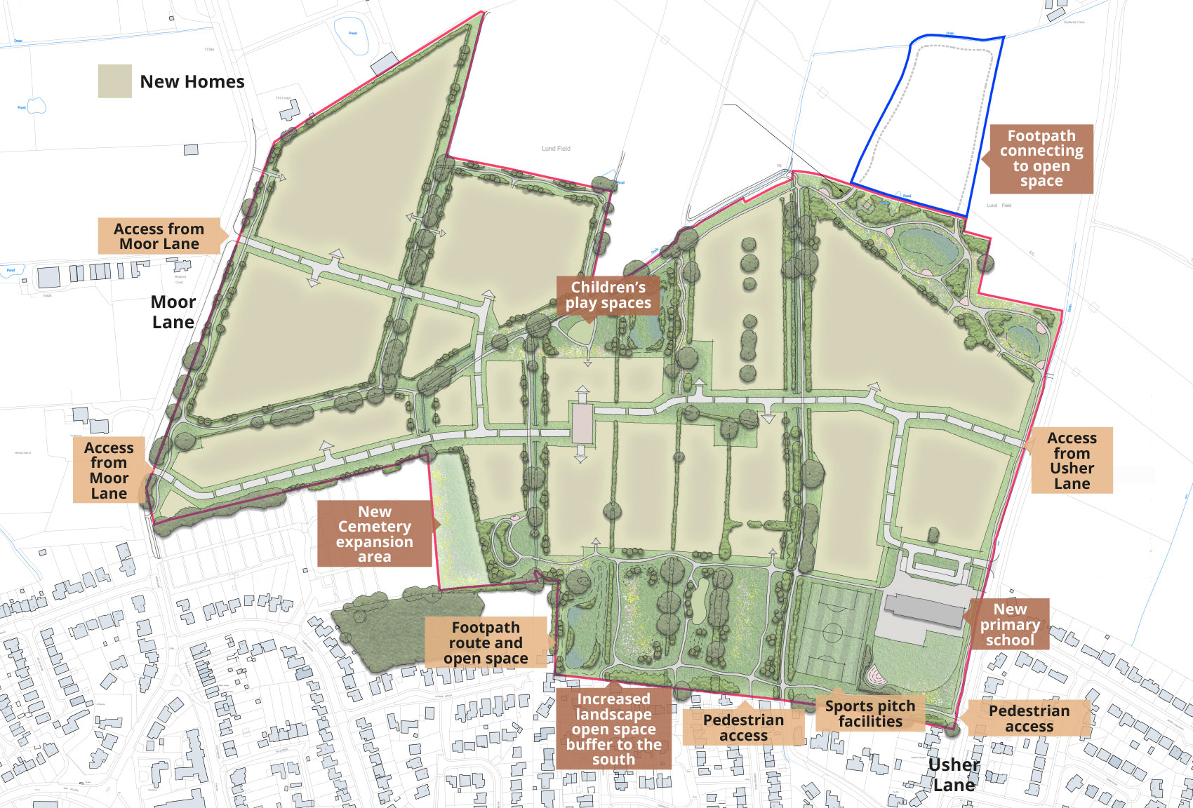 Proposed masterplan December 2023